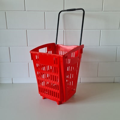 Klika - Panier de shopping 52L Roll Red Big