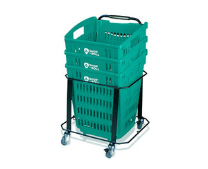 Klika - Cesta de la compra 52L Shop Roll negro GRANDE