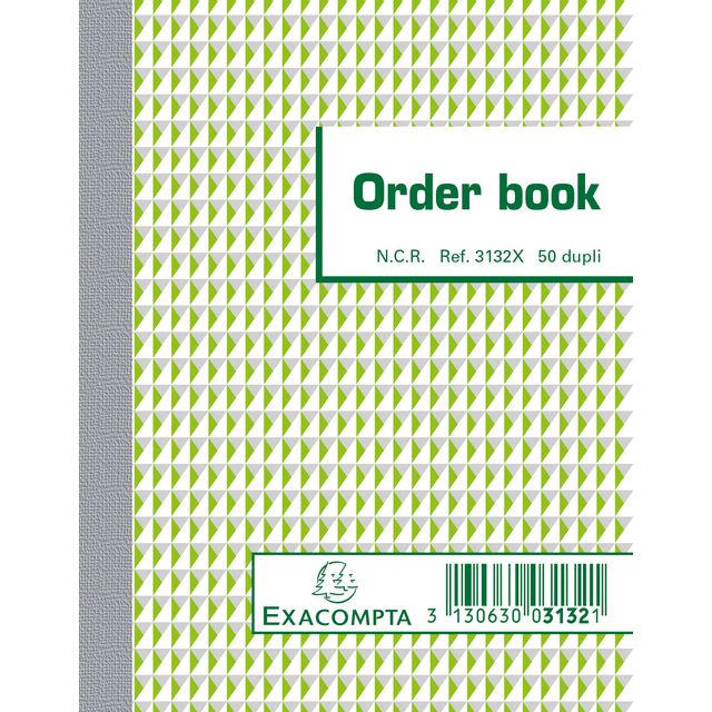 Exacompta - Libro de pedidos 135x105mm 50x2 hojas | 10 piezas