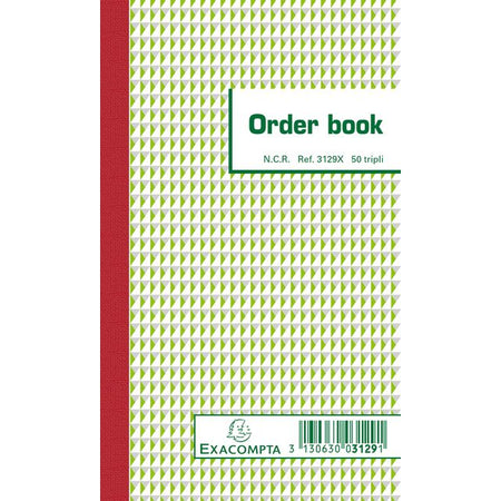 Exacompta - Libretto ordini 175x105mm 50x3 fogli | 10 pezzi