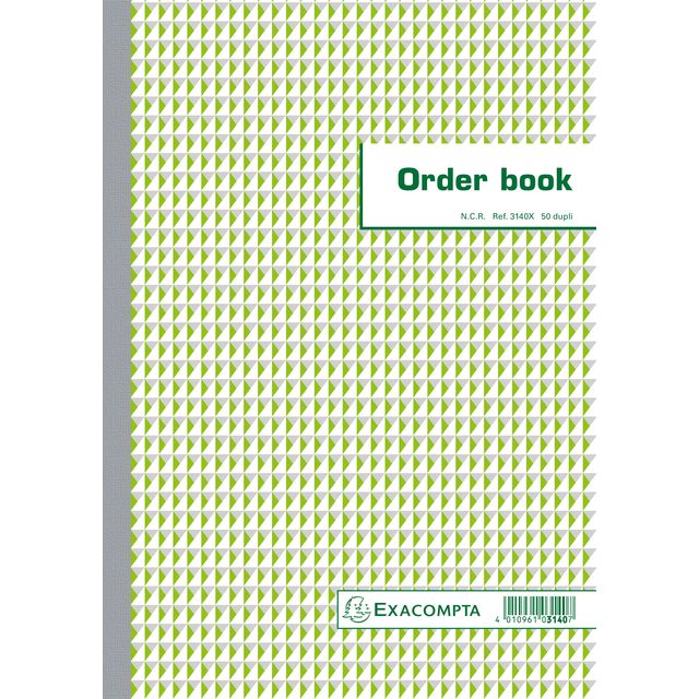 Exacompta - Libro de pedidos 297x210mm 50x2 hojas