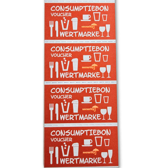 Combicraft -  Consumptiebon  uv beveiliging rood