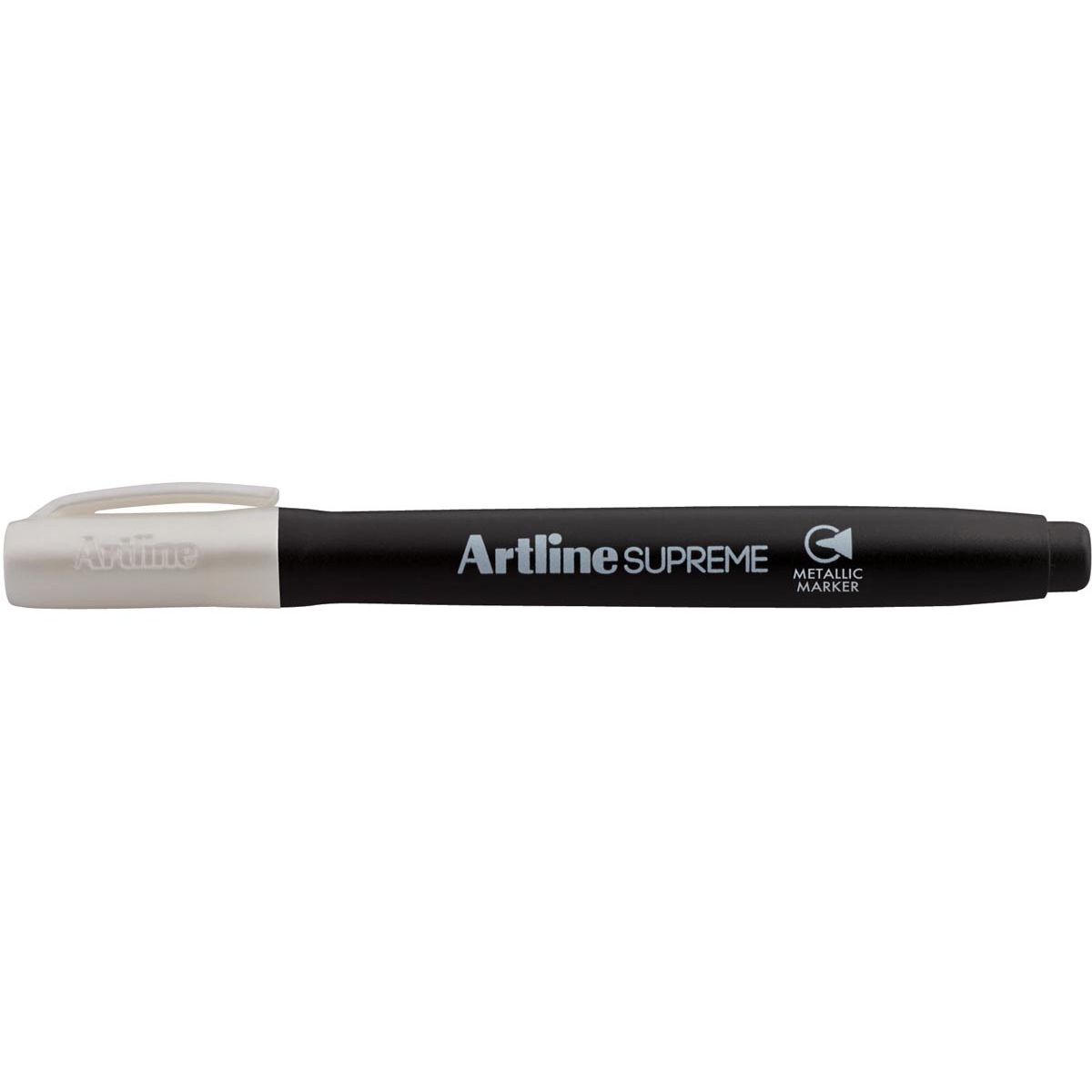 Artline - Rotulador 790 Supreme metal plateado