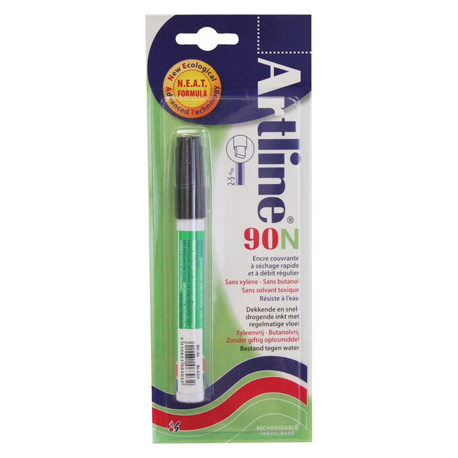 Artline - Marker permanent 90n noir, sur blister