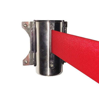 Klika - Ceinture d'accès chromée avec ceinture rouge