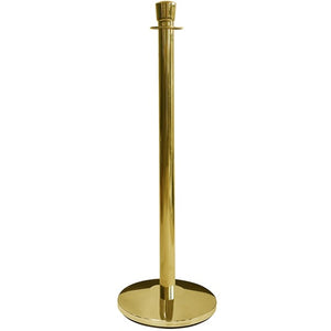 Klika -  Toegangspaal messingkleur hoogte 1 meter 2 stuks