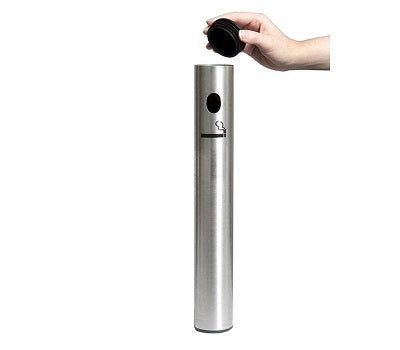 Klika - Cenicero de pared modelo para exterior metal 2 piezas