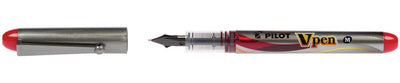 Pilot -  vulpen V-Pen Silver rood