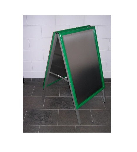 Klika - Señal de acera 70x100 cm perfil plegable verde