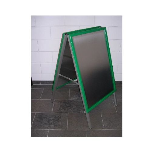 Klika -  Stoepbord 59x84 cm groen klapprofiel A1 2 stuks