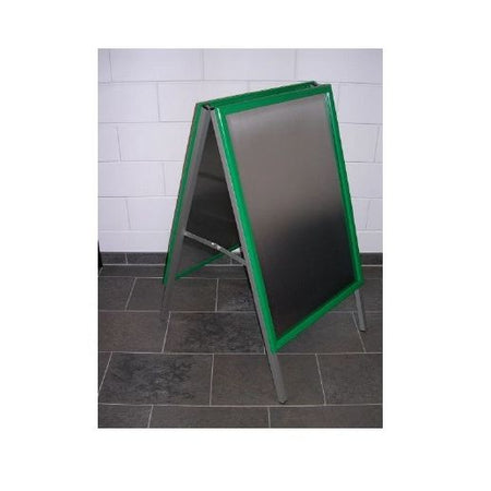 Klika - Señal de acera 70x100 cm perfil plegable verde