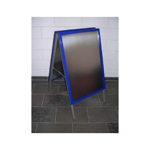 Klika - Stoepbord 59x84 cm blauw klapprofiel A1