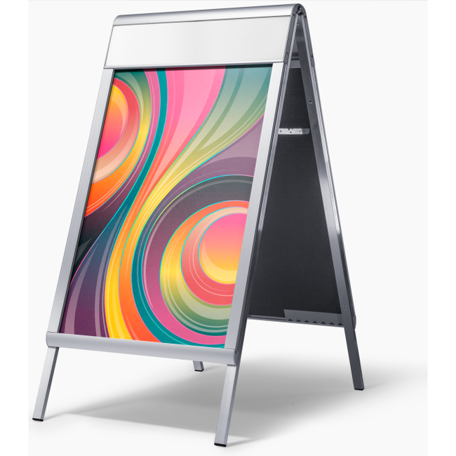 Klika - Sidewalk sign PRESTIGE Din A1 Logo plate