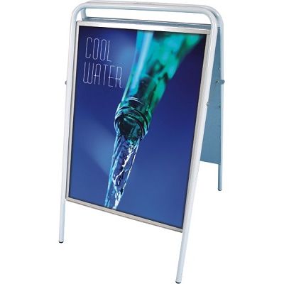 Klika - Cartello stradale modello tubo bianco 50x70 cm