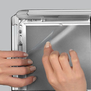 Klika - Cornice a clic 84x118 cm ALU 32 mm A0 rettangolo 2 pezzi