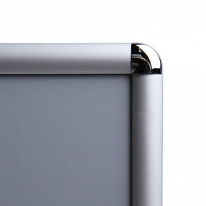 Klika - Click frame 21x30cm ALU 25mm A4 Round corner 9 pieces