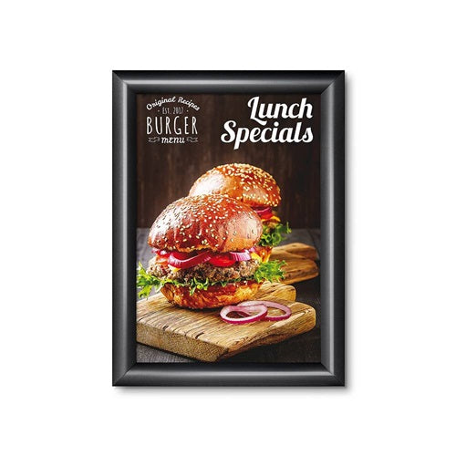 Klika - Marco clic 21x30cm ALU 25mm A4 negro