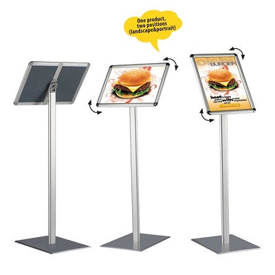 Klika - Info standard 30x42 cm ALU folding profile 2 pieces