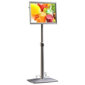 Klika -  LED menu-standaard A3 ALU-klap