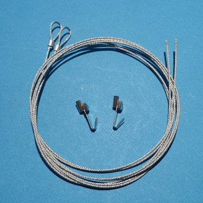 Klika - Juego para colgar 2 piezas de alambre de acero 1,5mm