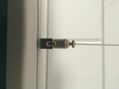 Klika - Juego para colgar 2 piezas de alambre de acero 1,5mm