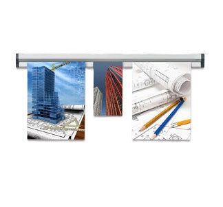 Klika - Alu frame length 100 cm paper clamp frame