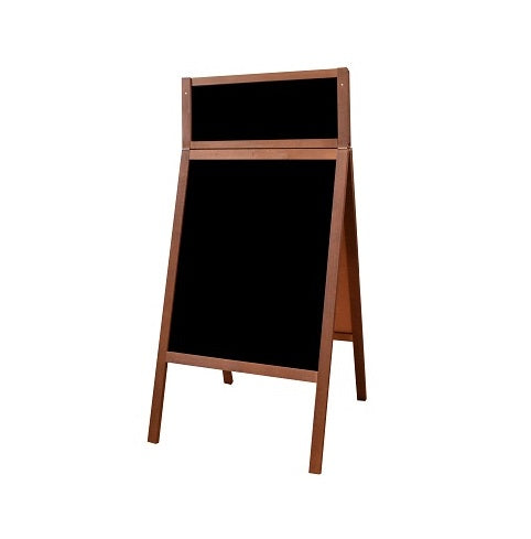 Klika -  Krijtstoepbord FINE bxh 60x100+23cm maho