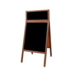Klika -  Krijtstoepbord FINE bxh 60x100+23cm maho