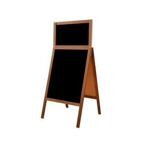 Klika - Chalk sidewalk board FINE wxh 61x118+23cm maho