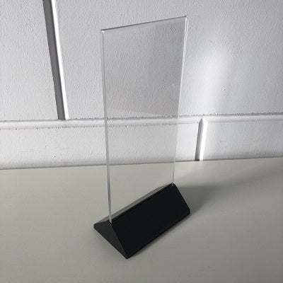 Klika -  Menustandaard 9,9x21cm zwart voetje