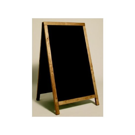 Klika - Kreide Stoepbord Teak BXH 68x120 cm