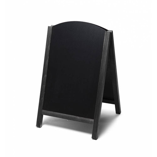 Klika -  Krijtstoepbord zwart bxh 55x85 cm boog