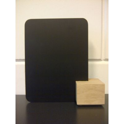 Klika - Chalkboard A5 with oak block 60x60x48