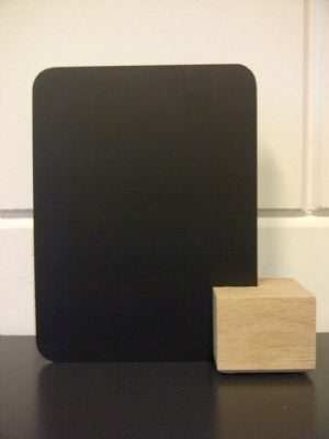 Klika - Chalkboard A5 with oak block 60x60x48