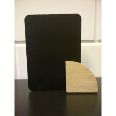 Klika - Chalkboard A7 with oak block 30x30x30