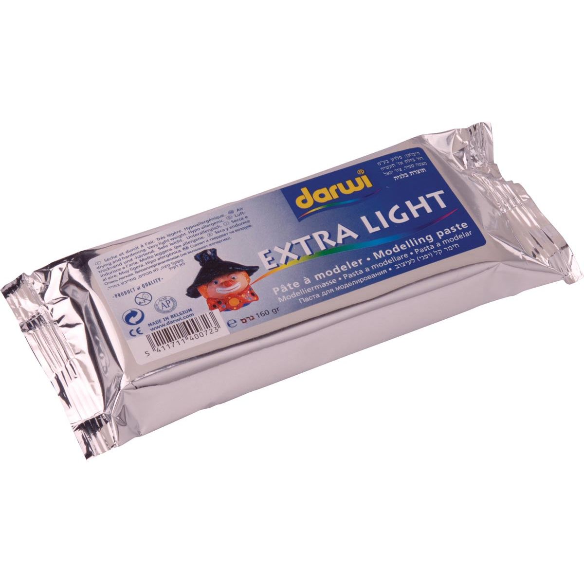 Darwi - Darwi Extra Light boetseerpasta, pak van 160g, wit