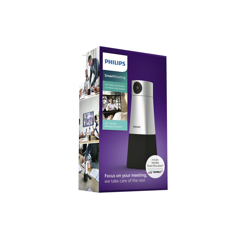 Philips -  PSE0550 camera voor videoconferentie Zwart, Zilver 3840 x 2160 Pixels 30 fps CMOS 25,4 / 2,8 mm (1 / 2.8)