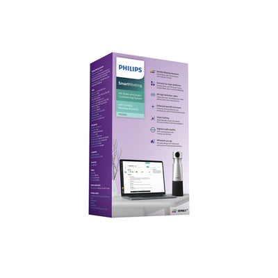 Philips -  PSE0550 camera voor videoconferentie Zwart, Zilver 3840 x 2160 Pixels 30 fps CMOS 25,4 / 2,8 mm (1 / 2.8)