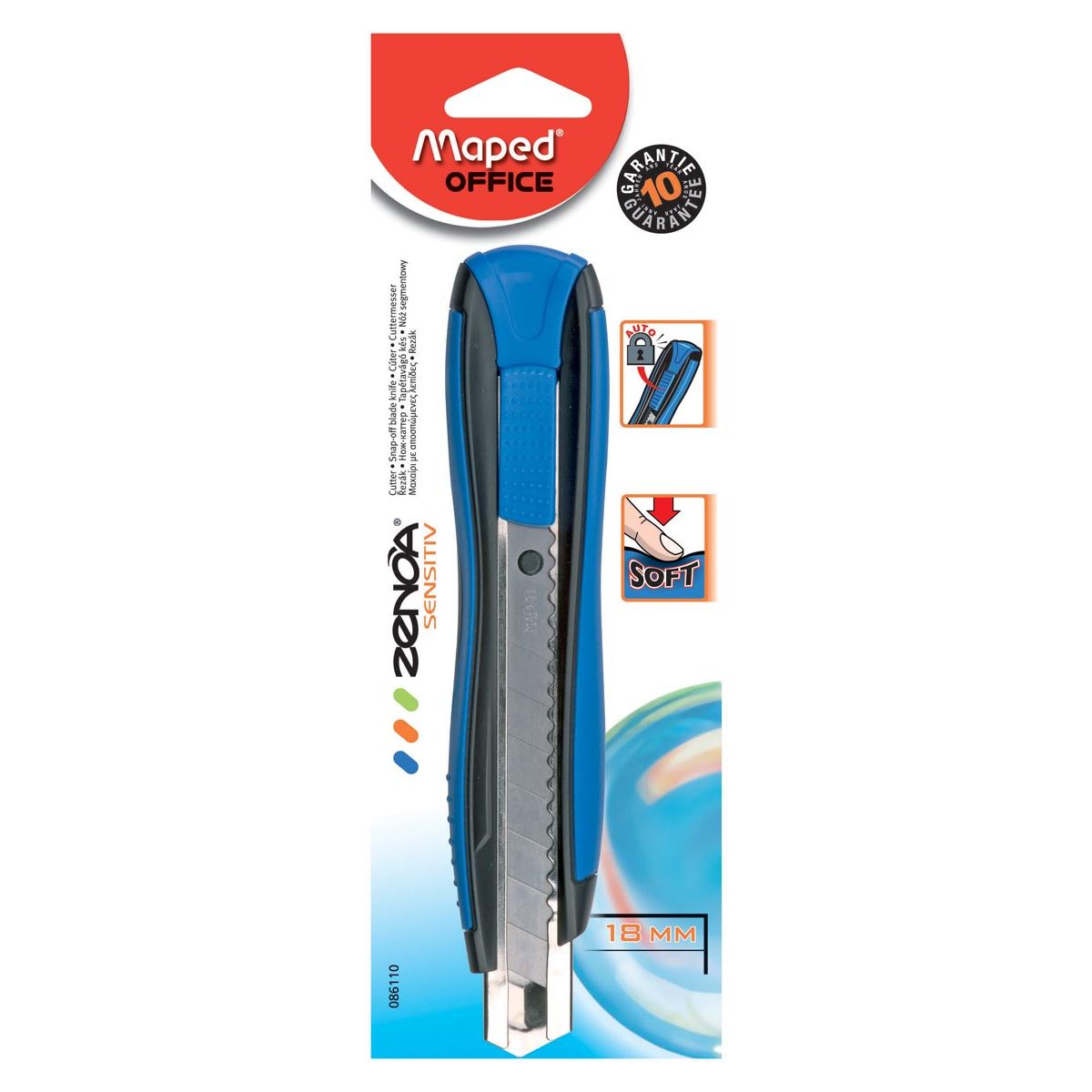 Maped Office - Cuttermesser Zenoa Sensitiv von 18 mm