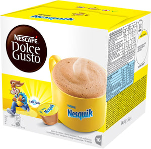Nescafé - Kaffeekapseln, Nesquik, Packung mit 16 Stück