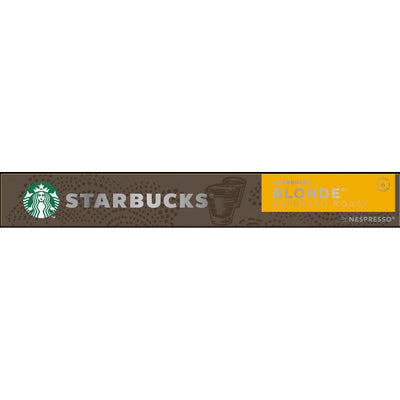 Starbucks -  bucks by Nespresso koffiecapsules, blond espresso roast, pak van 10 stuks