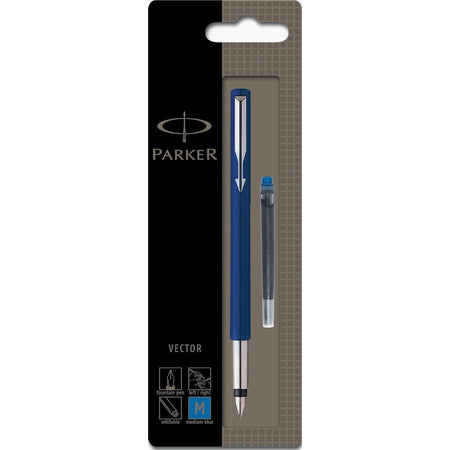 Parker - Vector fountain pen blue, on blister