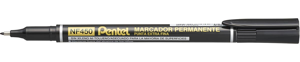 Pentel -  permanente marker NF450-A, zwart