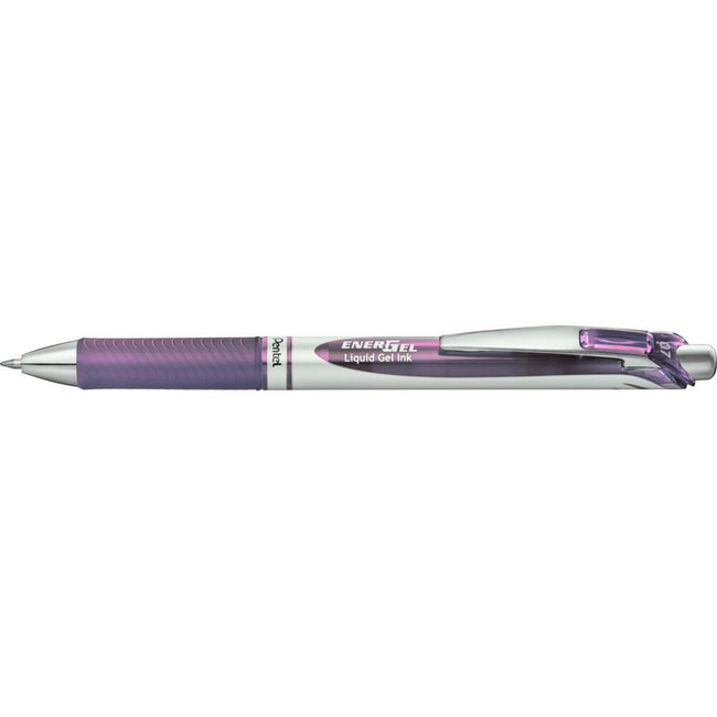 Pentel -  Gelschrijver  bl77 energel medium lila | 12 stuks