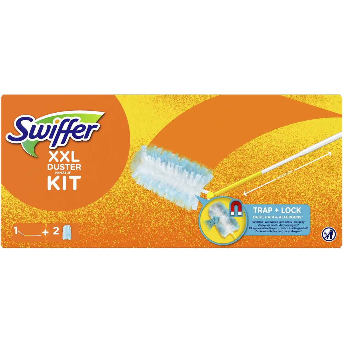 Swiffer - Duster XXL Terskit + 2 Staubtücher in einer Box