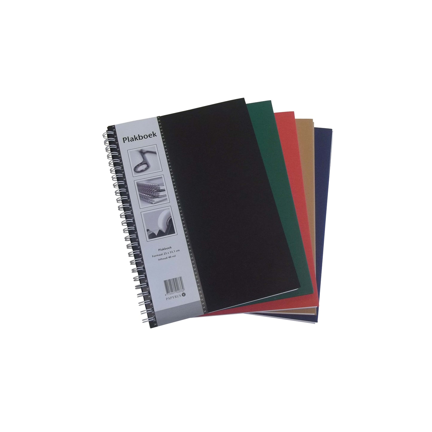 Papyrus - Scrapbook 330x230mm 40 hojas surtidas | 5 piezas