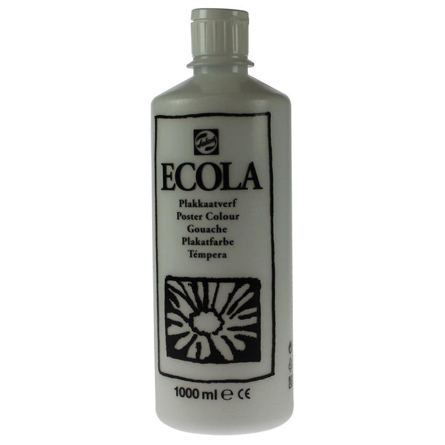 Talens - Gouache Ecola flacon 1000 ml, blanc