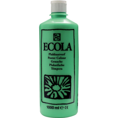 Talens - Ecola gouache botella 1000 ml, verde claro