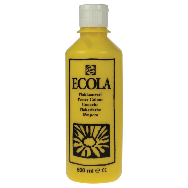 TALENS - Ecola Plakkaatverf complet 500 ml, Geel