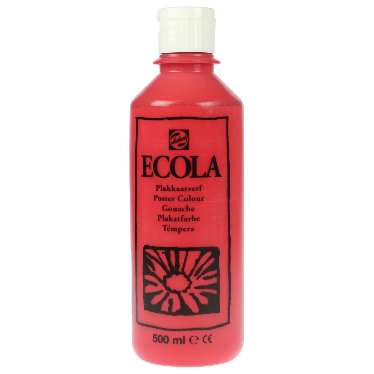 TALENS - Ecola Plakkaat Paint Fial de 500 ml, Scharlaken